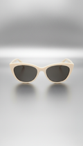 Ivory Sand Cat-Eye Polarized Sunglasses