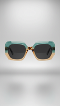 Oversized Hexagonal Acetate Sunglasses